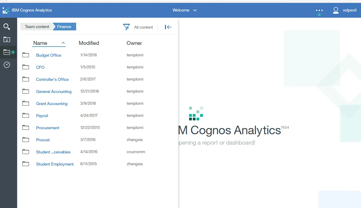 CognosDesc3 Screen