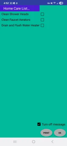 Home Care List Screen